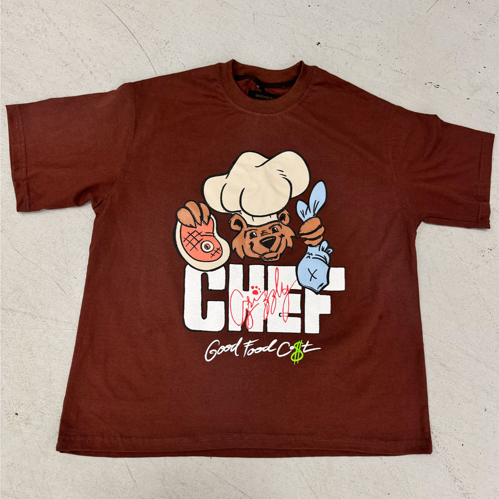 Chef Grizzly Logo Tee