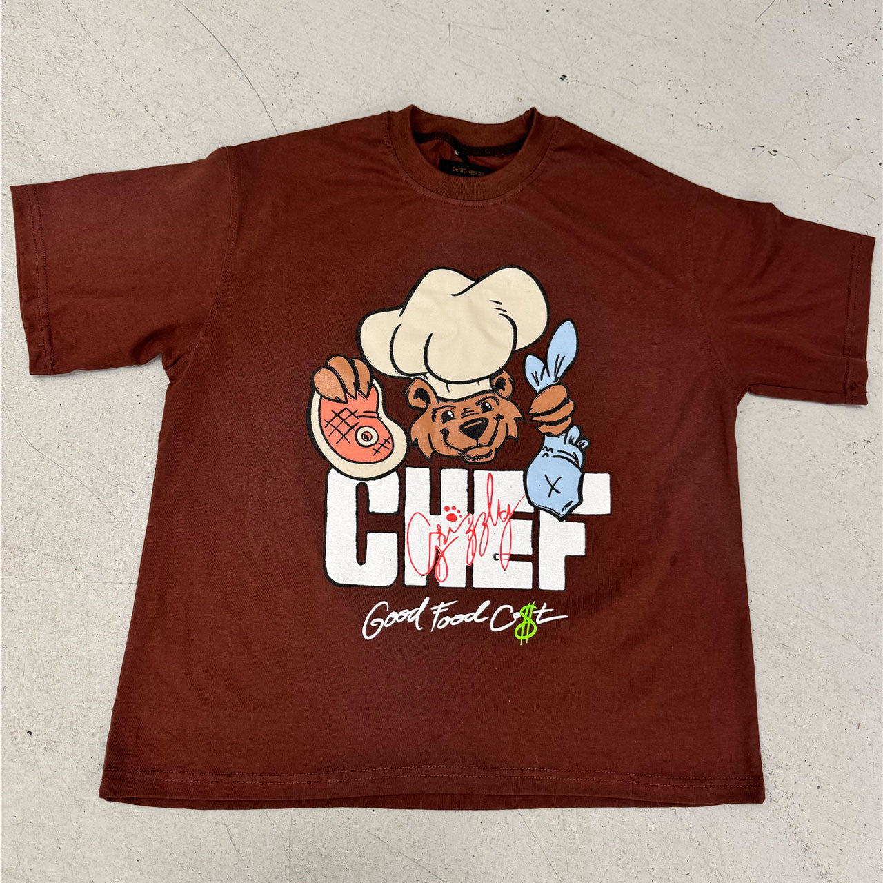 Chef Grizzly Logo Tee