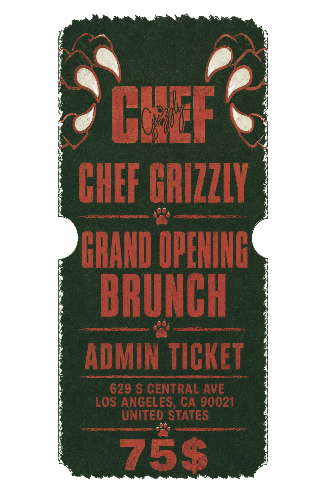 Grand Opening Brunch Ticket