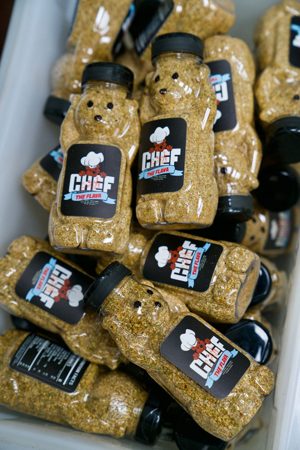 "The Flava" Souvenir Bear Bottle Seasoning